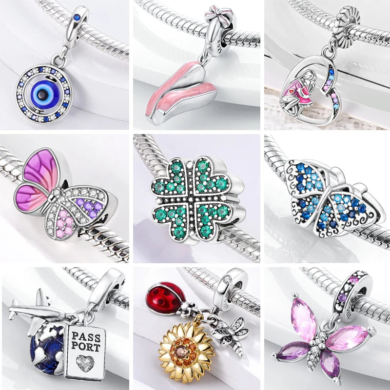 Charms 2025 Hot Sales Original 925 Sterling Silver Charms Beads for Original Pendants Bracelets Charms Dangle DIY Jewelry Gift