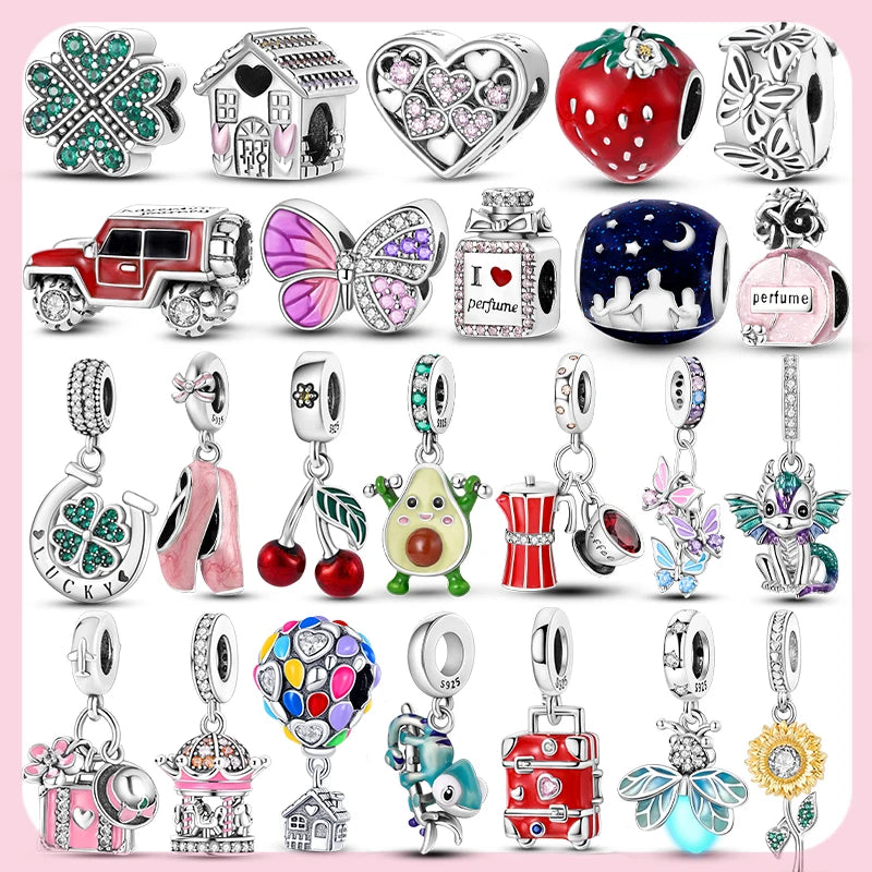 Charms 2025 Hot Sales Original 925 Sterling Silver Charms Beads for Original Pendants Bracelets Charms Dangle DIY Jewelry Gift