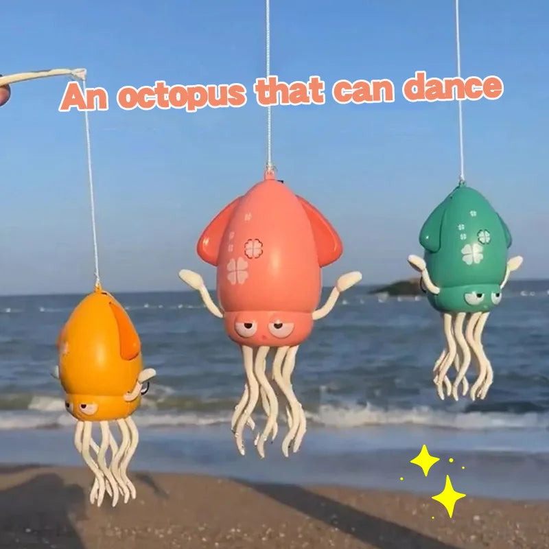 Electronic Dancing Squid Toys Magical Dancing Squid with Light Music Funny Dancing Octopus Decompression Toy Party Gift