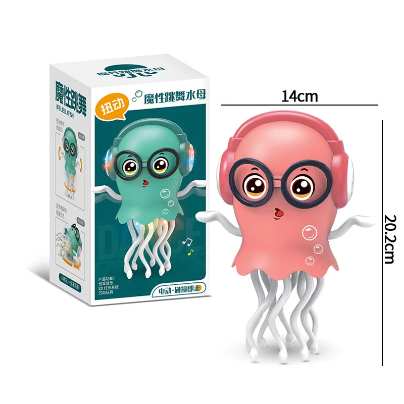 Electronic Dancing Squid Toys Magical Dancing Squid with Light Music Funny Dancing Octopus Decompression Toy Party Gift