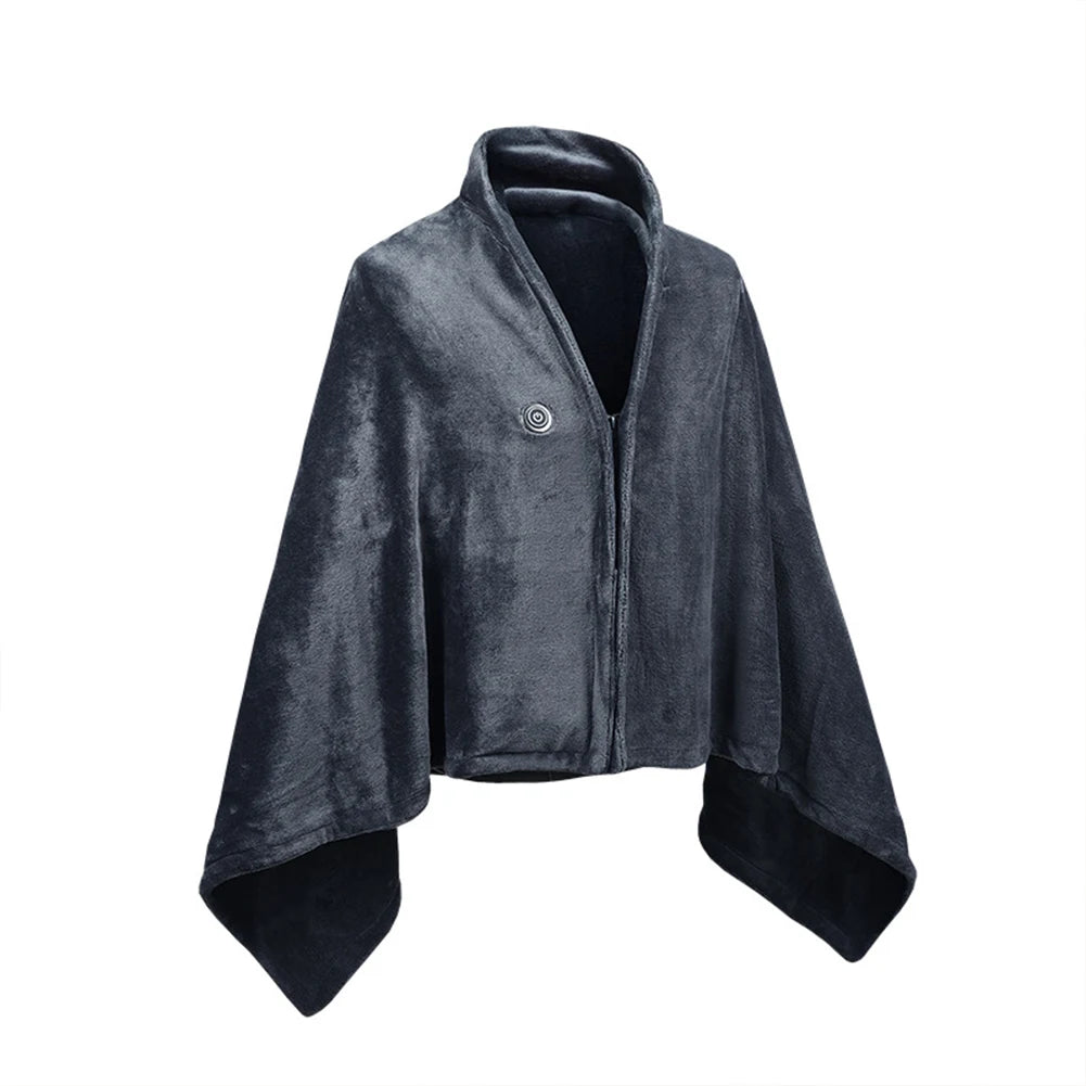 USB Flannel Heated Blanket 3 Temperature Adjustment Wireless Heated Blanket 9 Fast Heating Zones for Outdoor Camping