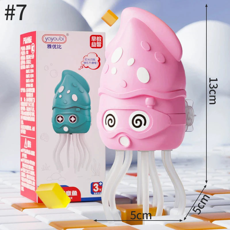 Electronic Dancing Squid Toys Magical Dancing Squid with Light Music Funny Dancing Octopus Decompression Toy Party Gift