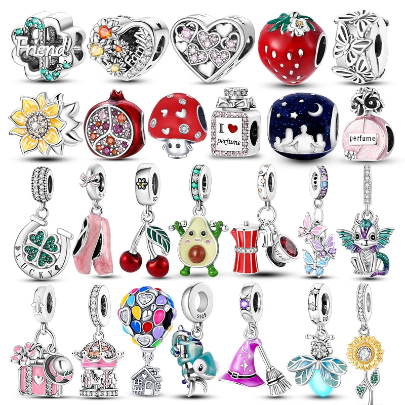 Charms 2025 Hot Sales Original 925 Sterling Silver Charms Beads for Original Pendants Bracelets Charms Dangle DIY Jewelry Gift