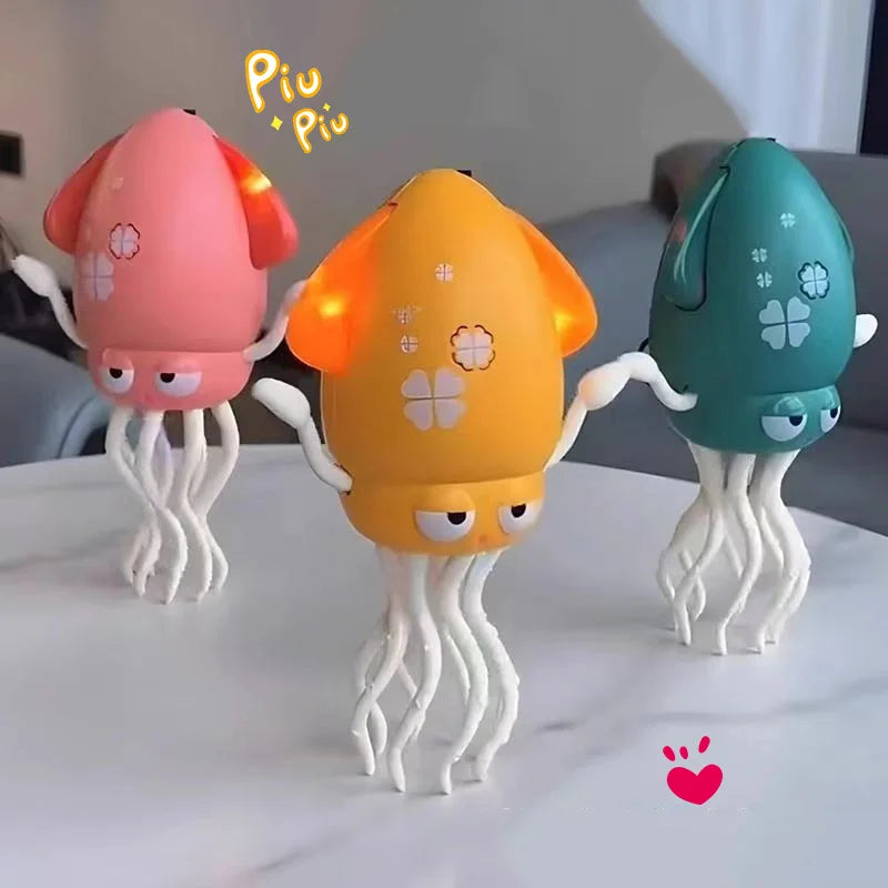 Electronic Dancing Squid Toys Magical Dancing Squid with Light Music Funny Dancing Octopus Decompression Toy Party Gift