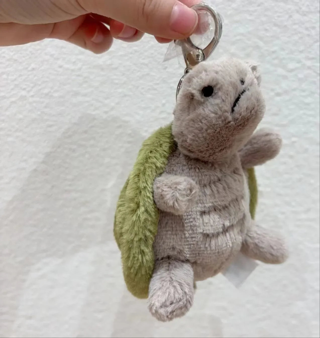 Jellycay Bull Horn Penguin Turtle Pendant Keychain Cute Girl Bag Pendant Plush Toy Keyring Plush Toy Kawaii Holiday Gift