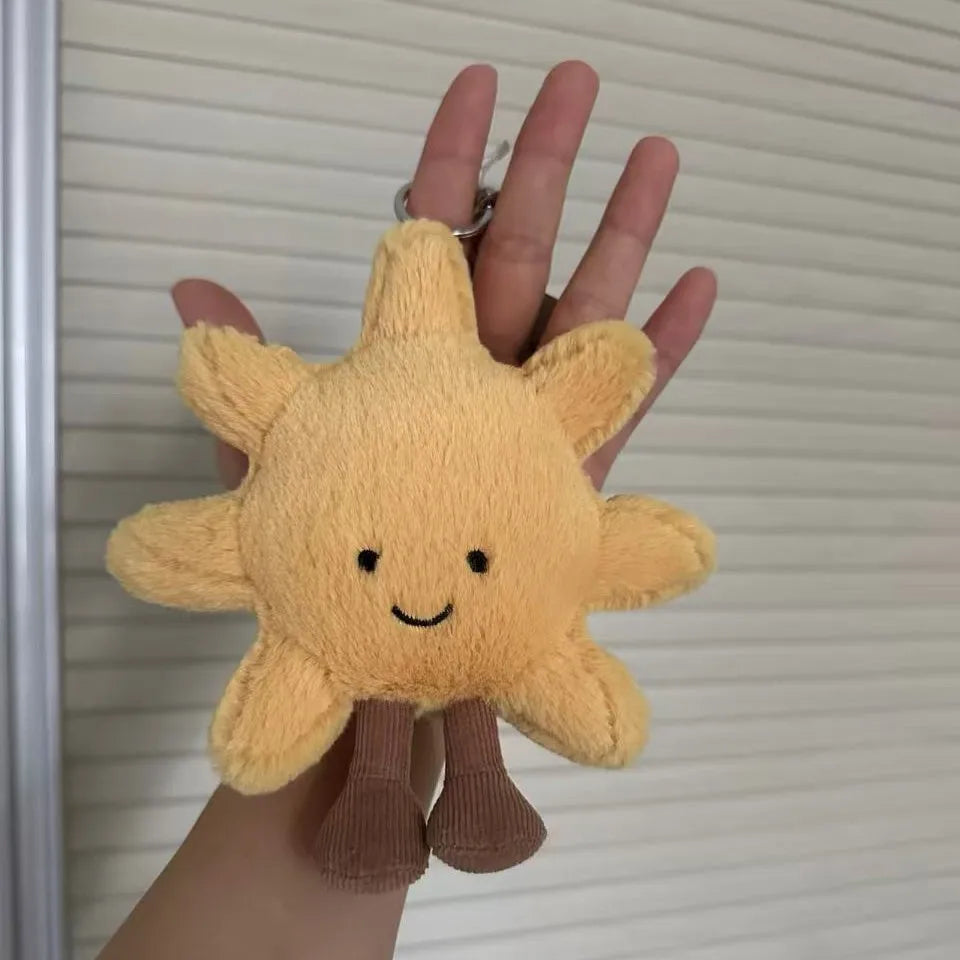 Jellyandcat Mr. Timmy Turtle Pendant School Bag Charm Doll Key Chain Cute Stuffed Turtle Toy Girl Gift Baby Soothing Accessories