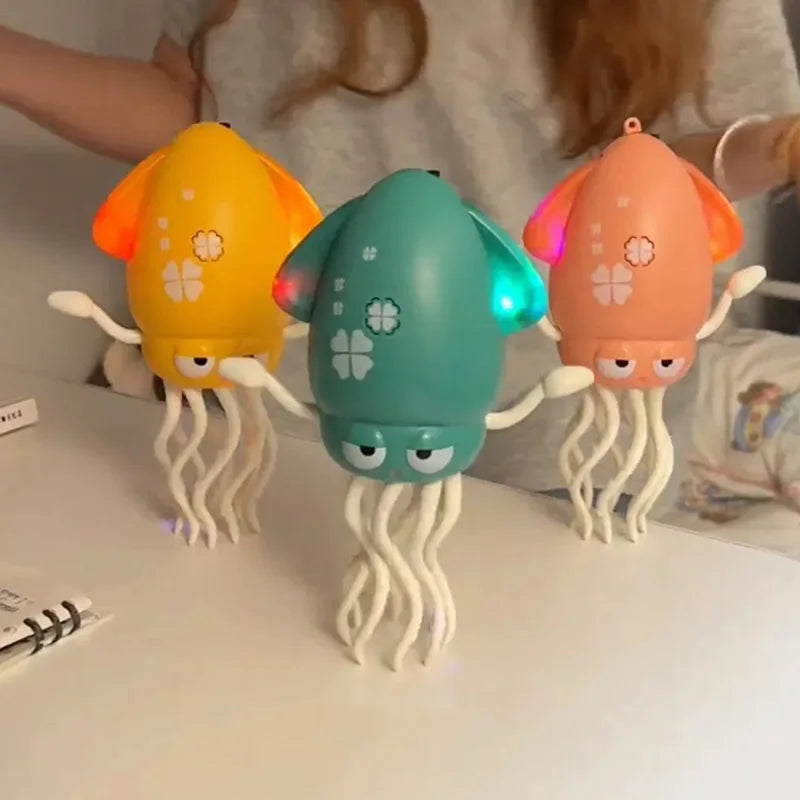 Electronic Dancing Squid Toys Magical Dancing Squid with Light Music Funny Dancing Octopus Decompression Toy Party Gift