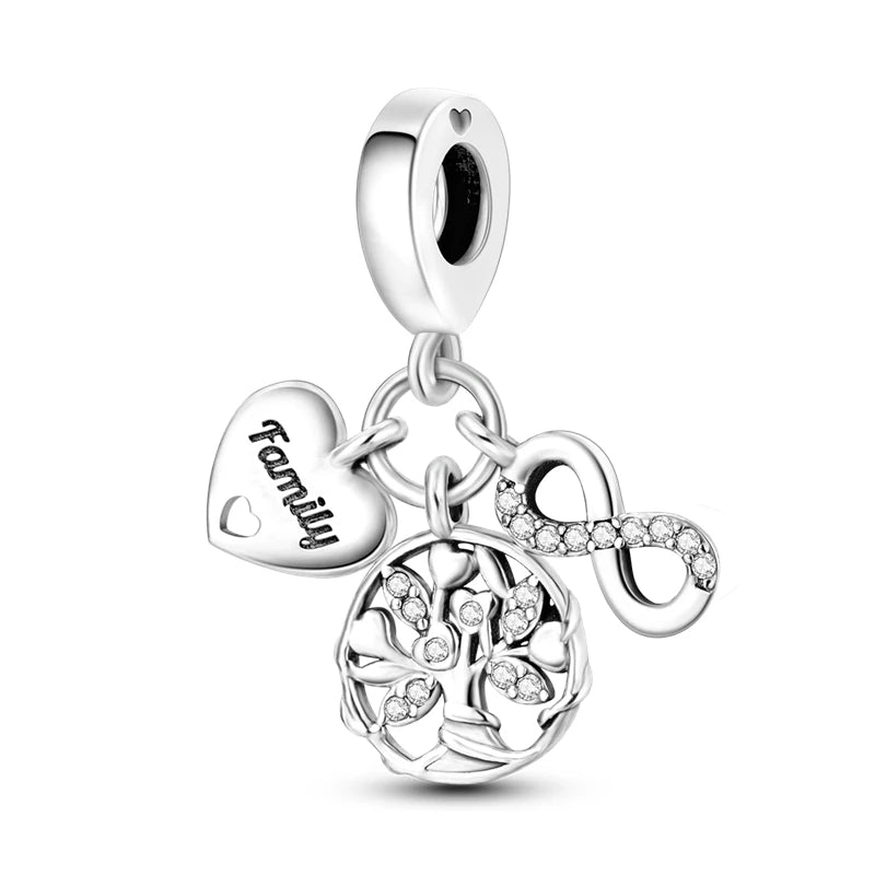 Charms 2025 Hot Sales Original 925 Sterling Silver Charms Beads for Original Pendants Bracelets Charms Dangle DIY Jewelry Gift