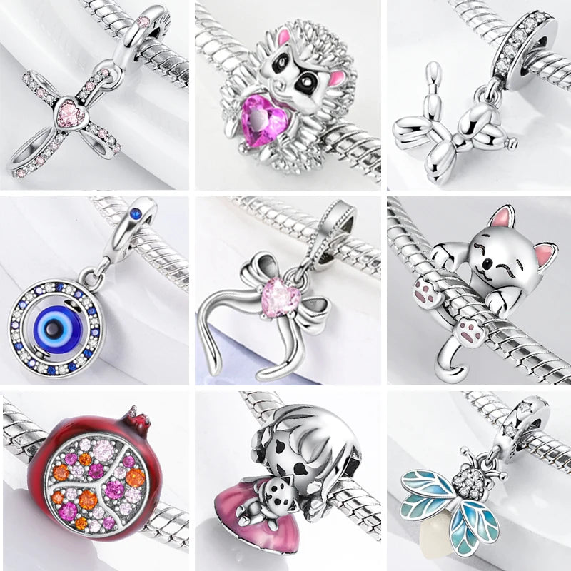 Charms 2025 Hot Sales Original 925 Sterling Silver Charms Beads for Original Pendants Bracelets Charms Dangle DIY Jewelry Gift