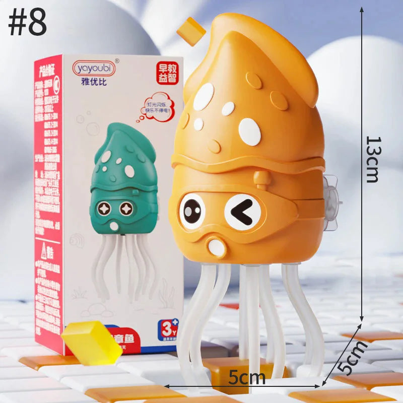 Electronic Dancing Squid Toys Magical Dancing Squid with Light Music Funny Dancing Octopus Decompression Toy Party Gift