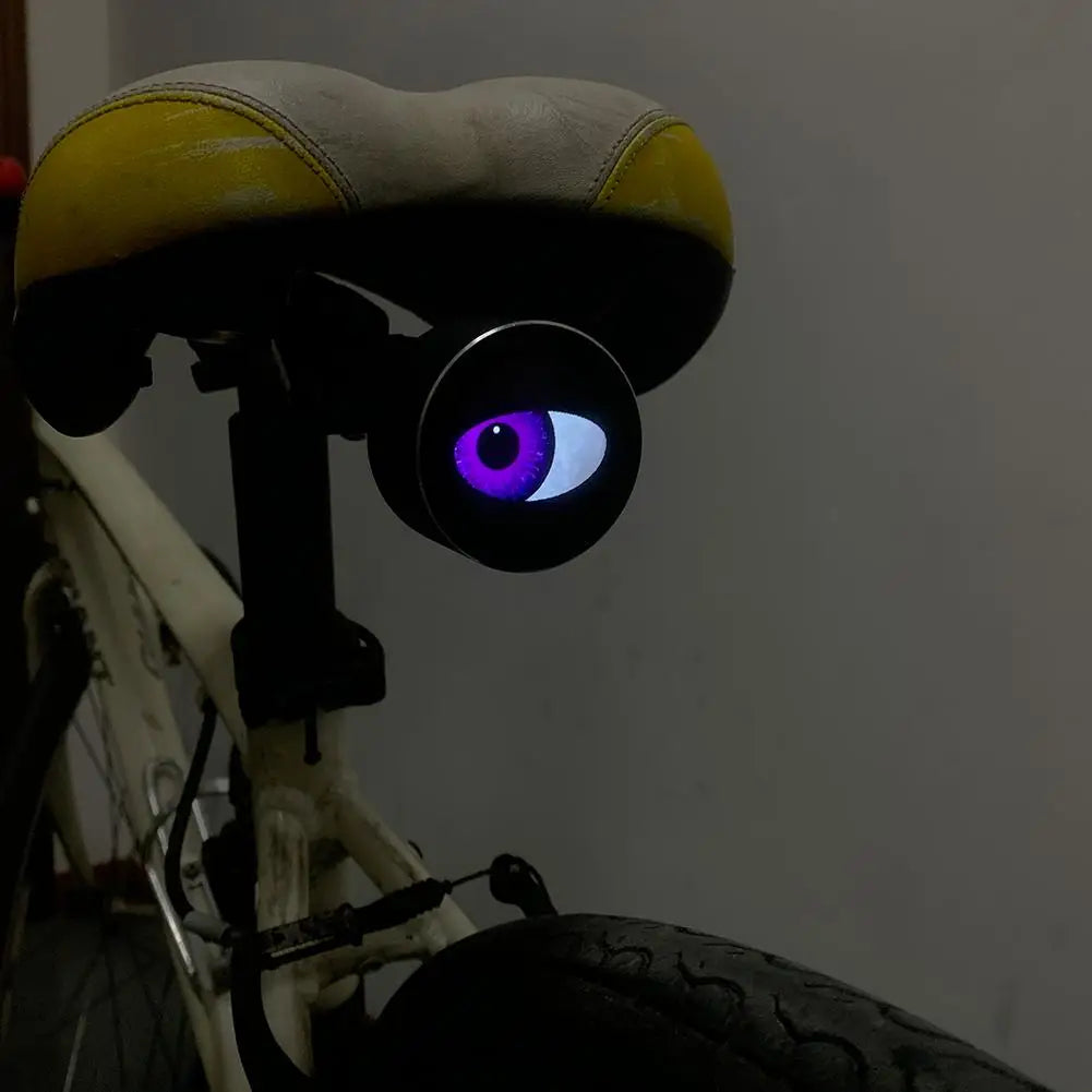 DIY Pattern Dynamic Devil Eye Evil Eye LED Motorcycle Electric Car Devil Eye Decorative Light Waterproof Bike