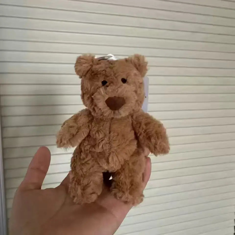 Jellyandcat Mr. Timmy Turtle Pendant School Bag Charm Doll Key Chain Cute Stuffed Turtle Toy Girl Gift Baby Soothing Accessories