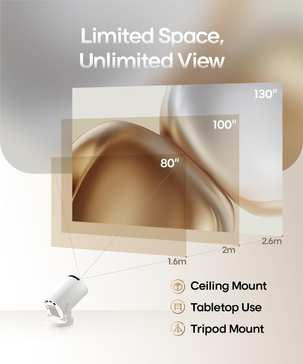 InkGlow Portable Projector